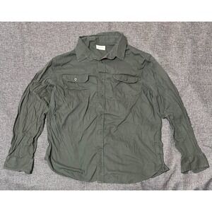 Jachs Men's Green Long Sleeve Shirt